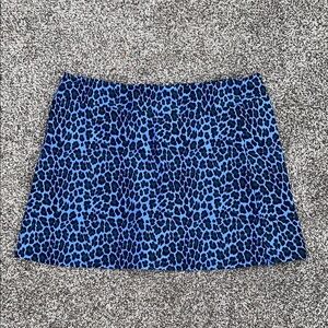 JUDE CONNALLY MORGAN SKORT CHEETAH BLUE